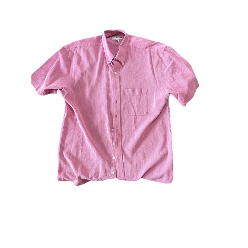 Cutter & Buck Button-Down Pink Cotton Collar
